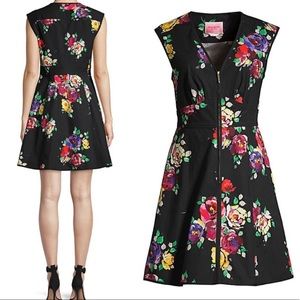 KATE SPADE 8 Rare Roses Sleeveless Poplin Dress